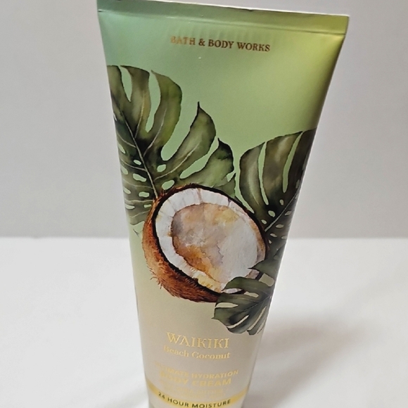 Waikiki Beach Coconut Body Cream Shea Butter Hyaluronic Hydrate Aloe Coco Butter - Picture 1 of 10